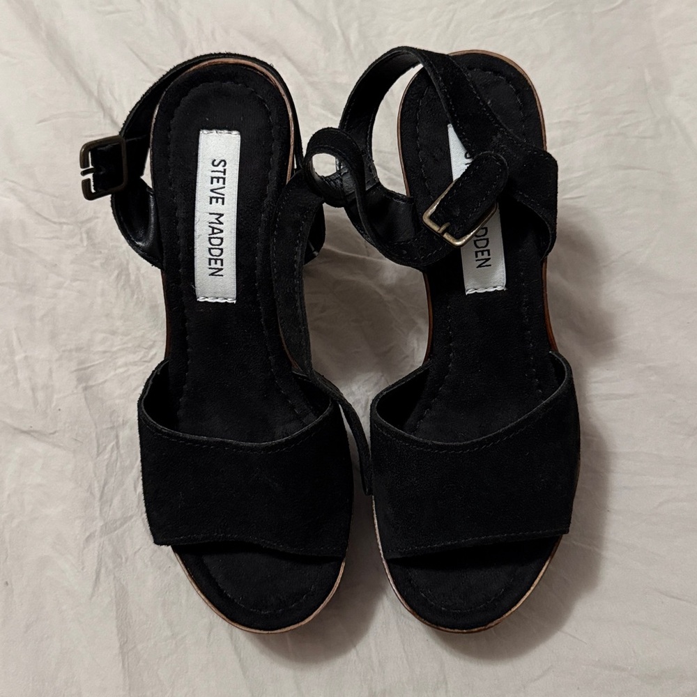 Steve Madden Casual Black Platforms